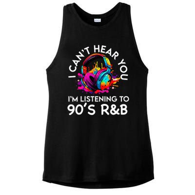 90s R&B Music For Women Girl Rnb Lover Rhythm And Blues Ladies PosiCharge Tri-Blend Wicking Tank