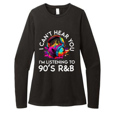 90s R&B Music For Women Girl Rnb Lover Rhythm And Blues Womens CVC Long Sleeve Shirt