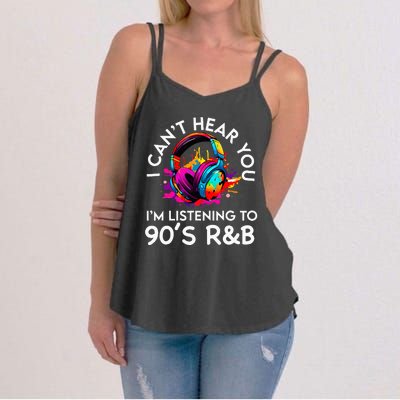 90s R&B Music For Women Girl Rnb Lover Rhythm And Blues Women's Strappy Tank