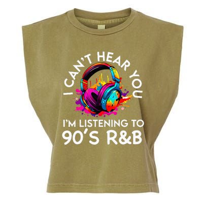 90s R&B Music For Women Girl Rnb Lover Rhythm And Blues Garment-Dyed Women's Muscle Tee