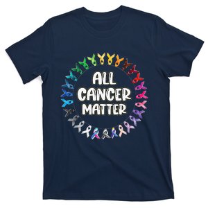 All Cancer Matters Awareness Day Ribbon Support T-Shirt