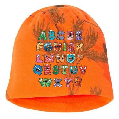 Abc Cute Monster Alphabet Halloween Teacher Costume Kati - Camo Knit Beanie