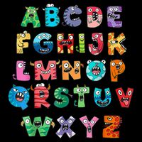 ABC Cute Monster Alphabet Halloween Teacher Costume Kids Hoodie