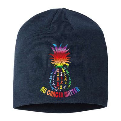 All Cancer Matters Awareness I World Cancer Pineapple Sustainable Beanie