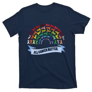 All Cancer Matters Awareness Day Ribbon Quote T-Shirt