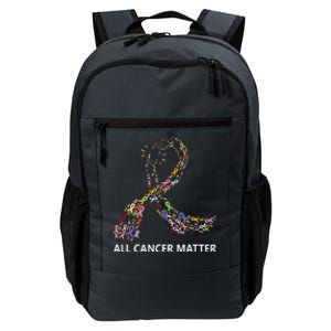 All Cancer Matters Awareness Day Ribbon Quote Daily Commute Backpack