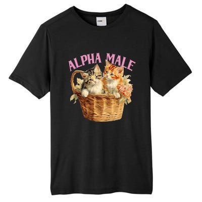 Alpha Cat Male Ironic Funny Kitten Weird Humor Kittens Tall Fusion ChromaSoft Performance T-Shirt