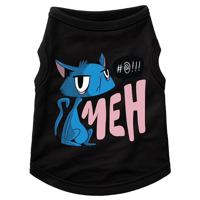 Annoyed Cat Meh Doggie Tank