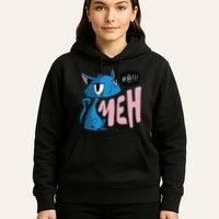 Annoyed Cat Meh Hoodie