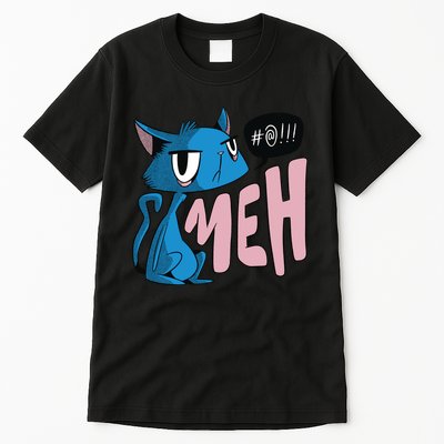 Annoyed Cat Meh Tall T-Shirt