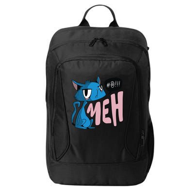 Annoyed Cat Meh City Backpack