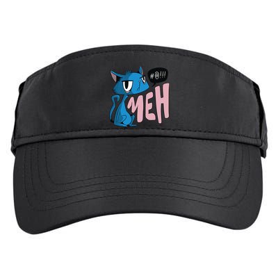 Annoyed Cat Meh Adult Drive Performance Visor