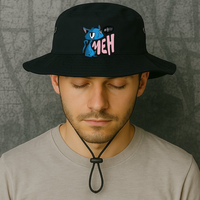 Annoyed Cat Meh Bucket Hat