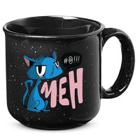 Annoyed Cat Meh 15oz Campfire Ceramic Mug