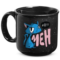 Annoyed Cat Meh 15oz Campfire Ceramic Mug