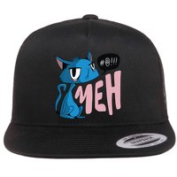 Annoyed Cat Meh Flatbill Hat