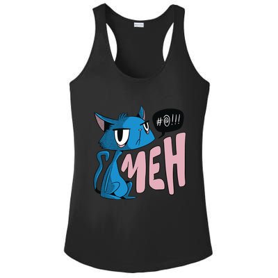 Annoyed Cat Meh Ladies PosiCharge Competitor Racerback Tank