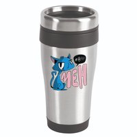 Annoyed Cat Meh 16oz Travel Tumbler