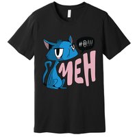 Annoyed Cat Meh Premium T-Shirt