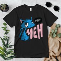 Annoyed Cat Meh Premium T-Shirt
