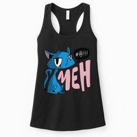 Annoyed Cat Meh Womens Tank Top