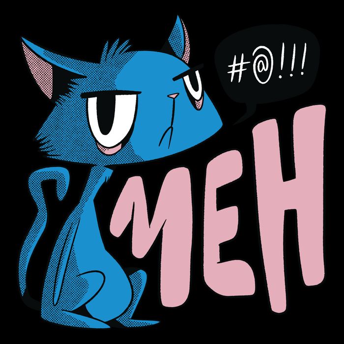 Annoyed Cat Meh Baby Bodysuit