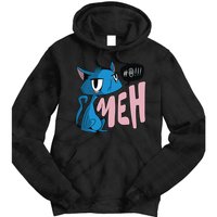 Annoyed Cat Meh Tie Dye Hoodie