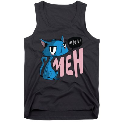 Annoyed Cat Meh Tank Top