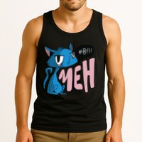 Annoyed Cat Meh Tank Top