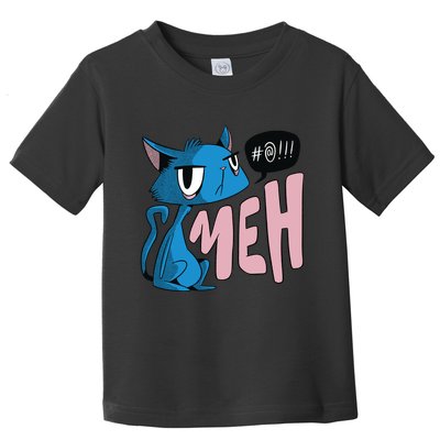 Annoyed Cat Meh Toddler T-Shirt
