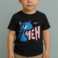 Annoyed Cat Meh Toddler T-Shirt