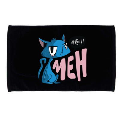 Annoyed Cat Meh Microfiber Hand Towel