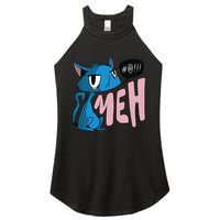 Annoyed Cat Meh Women's Perfect Tri Rocker Tank