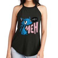 Annoyed Cat Meh Women's Perfect Tri Rocker Tank