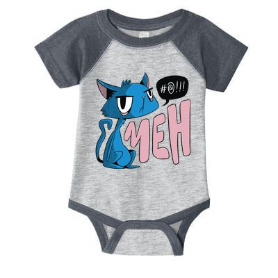 Annoyed Cat Meh Infant Baby Jersey Bodysuit
