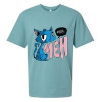 Annoyed Cat Meh Sueded Cloud Jersey T-Shirt