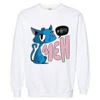 Annoyed Cat Meh Garment-Dyed Sweatshirt