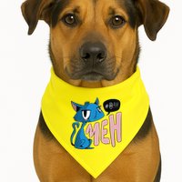 Annoyed Cat Meh USA-Made Doggie Bandana