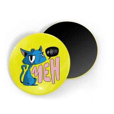 Annoyed Cat Meh Magnet