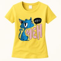 Annoyed Cat Meh Womens T-Shirt
