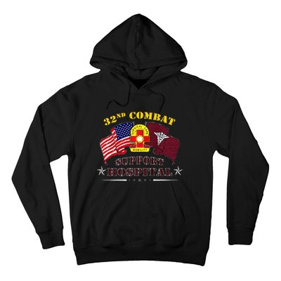 Army Combat Medic 32nd Combat Support Hospital Veteran Hoodie