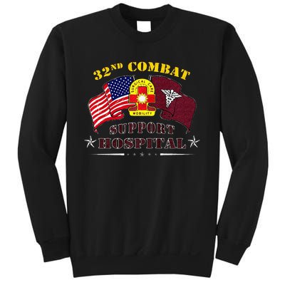 Army Combat Medic 32nd Combat Support Hospital Veteran Sweatshirt