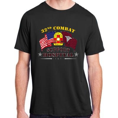 Army Combat Medic 32nd Combat Support Hospital Veteran Adult ChromaSoft Performance T-Shirt