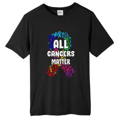 All Cancer Matters Awareness Day Ribbon Support Tall Fusion ChromaSoft Performance T-Shirt