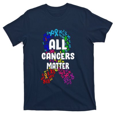 All Cancer Matters Awareness Day Ribbon Support T-Shirt