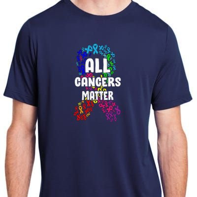 All Cancer Matters Awareness Day Ribbon Support Adult ChromaSoft Performance T-Shirt