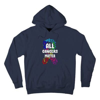 All Cancer Matters Awareness Day Ribbon Support Tall Hoodie