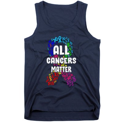 All Cancer Matters Awareness Day Ribbon Support Tank Top