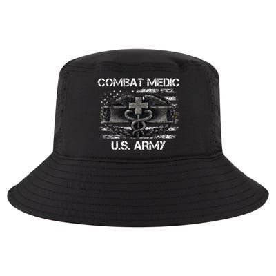 Army Combat Medic Veteran Gift For U.S A.R.M.Y. Cool Comfort Performance Bucket Hat