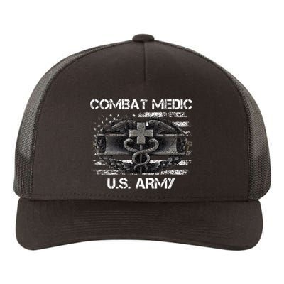 Army Combat Medic Veteran Gift For U.S A.R.M.Y. Yupoong Adult 5-Panel Trucker Hat